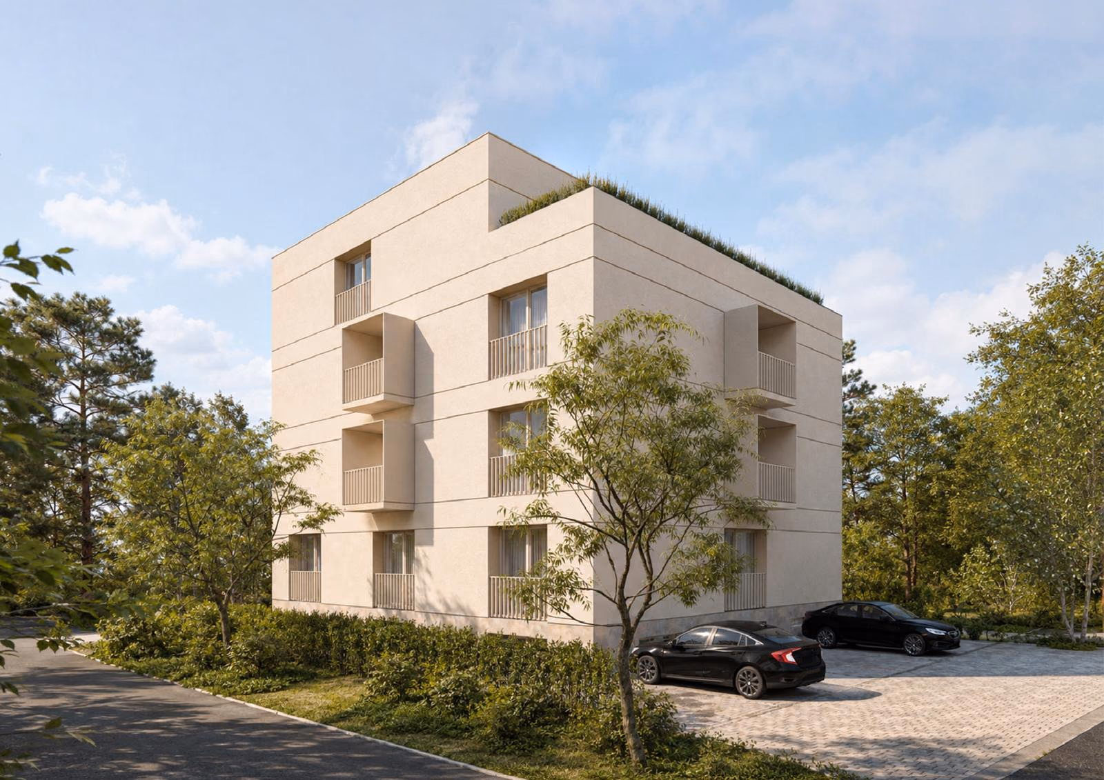 Vizualizácia budovy Anima Residences
